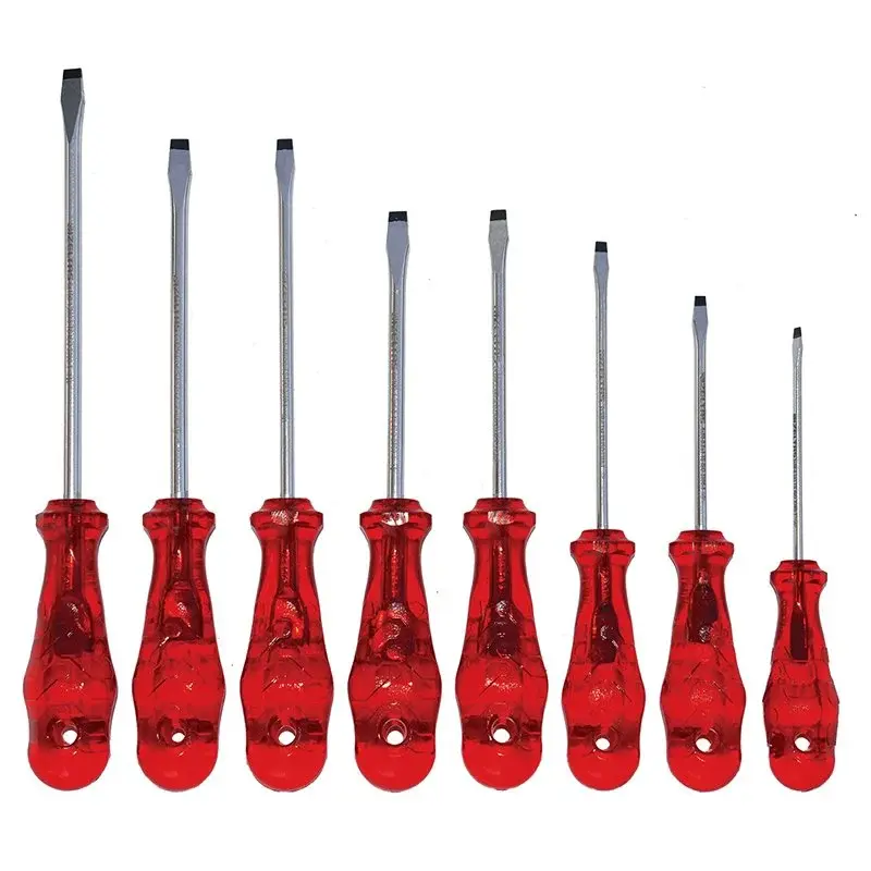 İzeltaş Kraft 8 Parça Düz Tornavida Seti