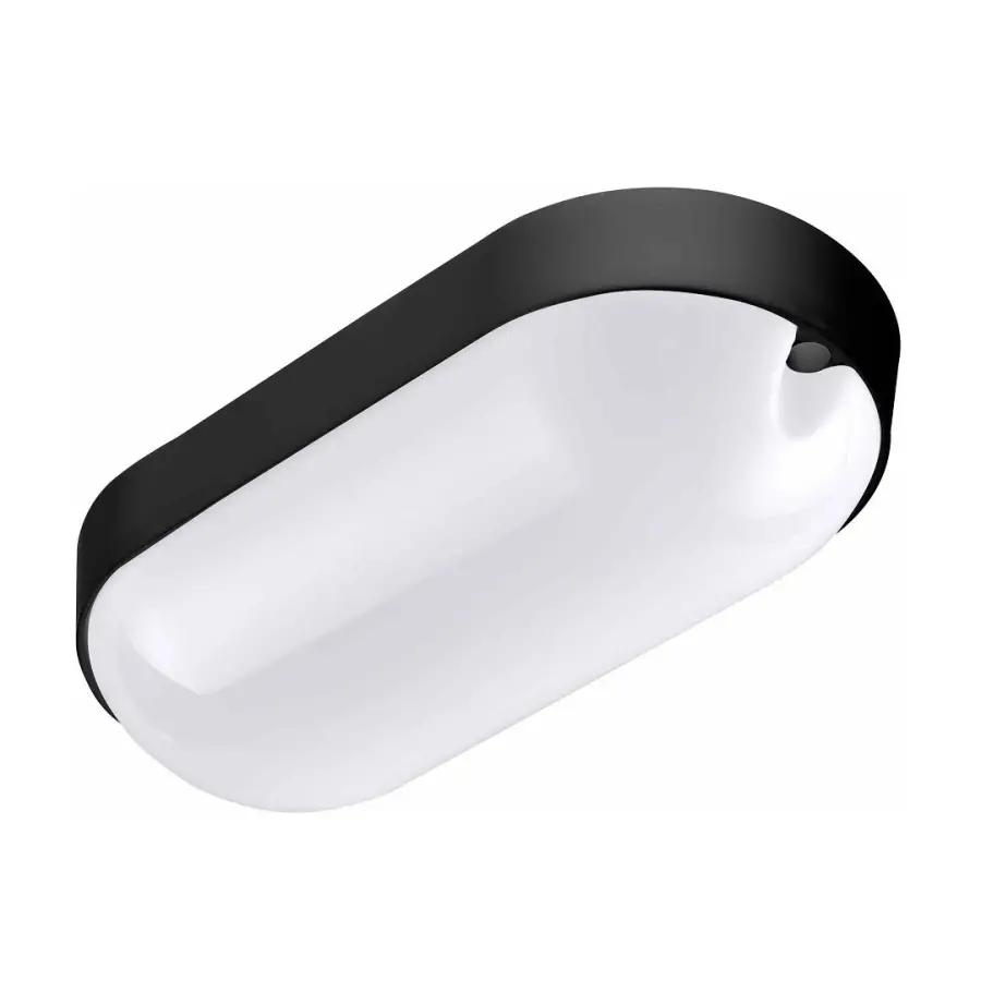 Işıldar 15w Led Area Oval Aplik Armatür Siyah
