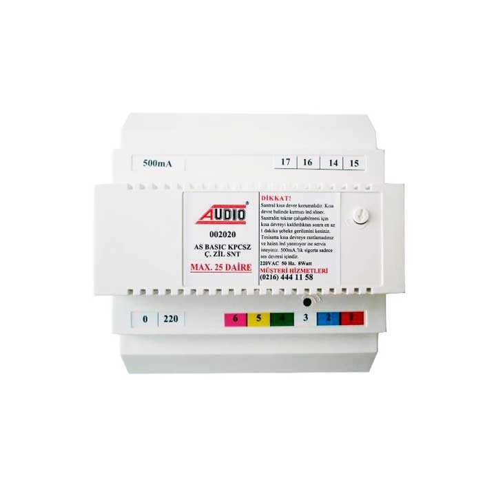 Audıo Audio As 202 Kapıcısız Çift Zilli Santral (Maximum 25 Daire)