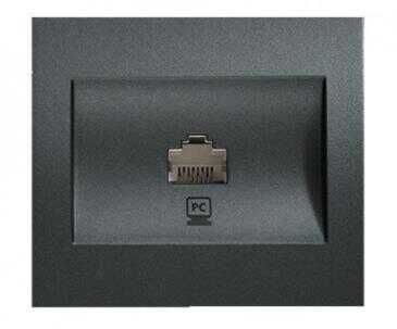 Viko Panasonic Thea Blu Füme Tekli Nümeris Düğme/Kapak