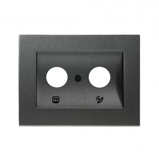 Viko Panasonic Thea Blu Füme TV SAT Uydu Prizi Düğme (Mekanizma Hariç)