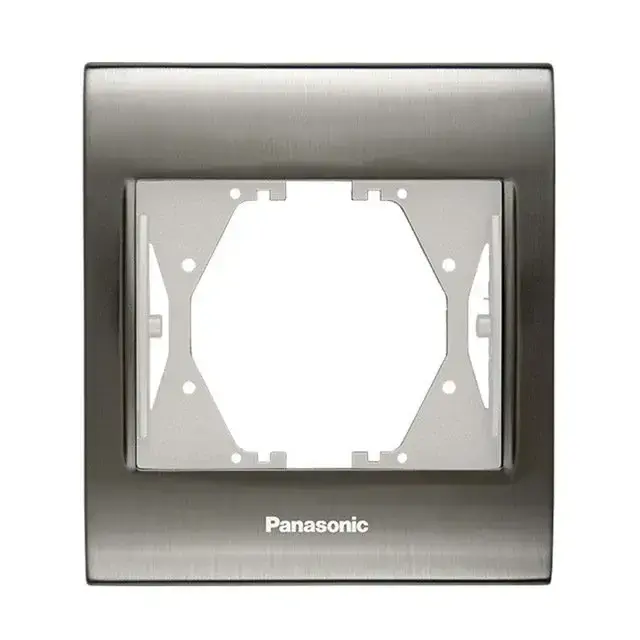 Thea Panasonic Blu Inox+Matt Beyaz Tekli Çerçeve