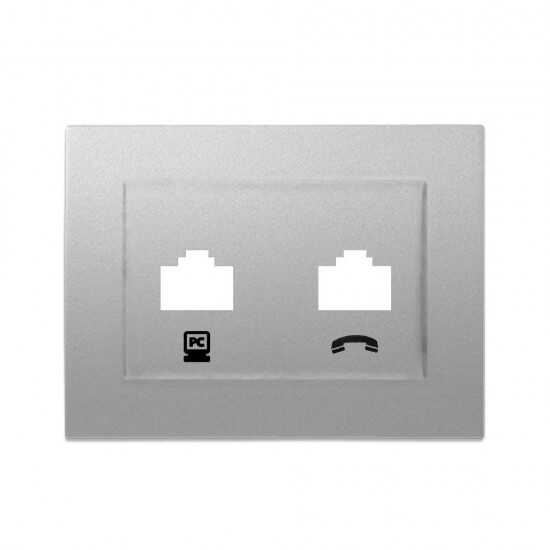 Viko Panasonic Thea Blu Beyaz Data Nümeris Telefon Prizi Düğme (Mekanizma Hariç)