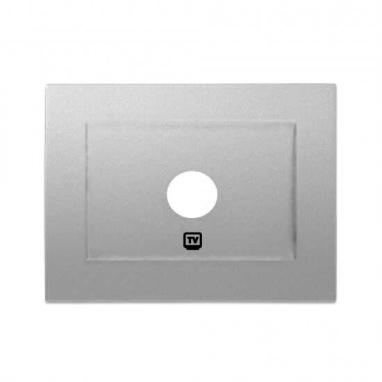 Viko Panasonic Thea Blu Metalik Beyaz Tv Düğme/Kapak