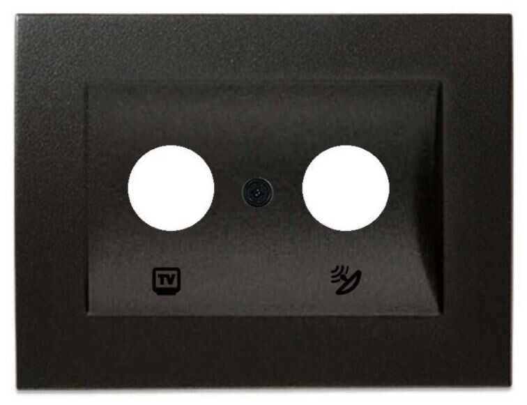 Viko Panasonic Thea Blu Siyah TV-SAT Uydu Prizi Düğme/Kapak