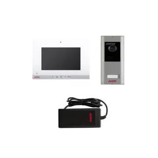 Audio 001461 7 inç Beyaz Bus Plus Mekanik Butonlu Görüntülü Villa Set