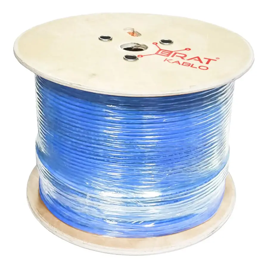 Erat CAT 6 U/UTP 23 AWG LSOH Mavi 500m