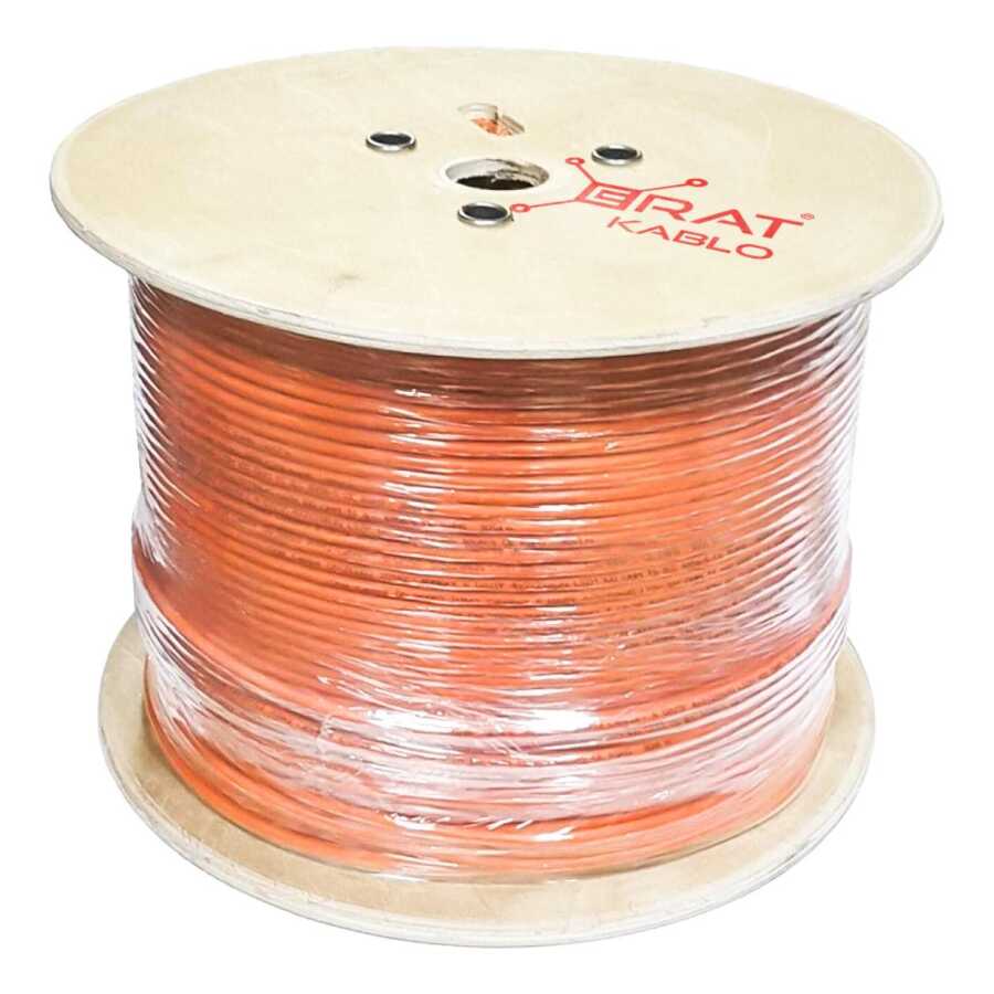Erat CAT6 U/UTP 23 AWG 250 MHz LS0H Turuncu 500m Makara