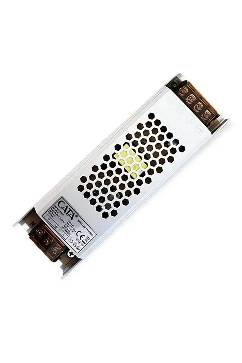 Cata CT-2675 12,5 Amper Şerit Led Trafosu 120W Süper Slim Fansız