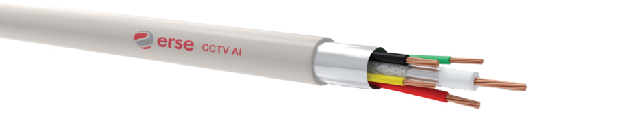 Erse CCTV-AL 1 COAX+4x0,22 mm² 100'lük