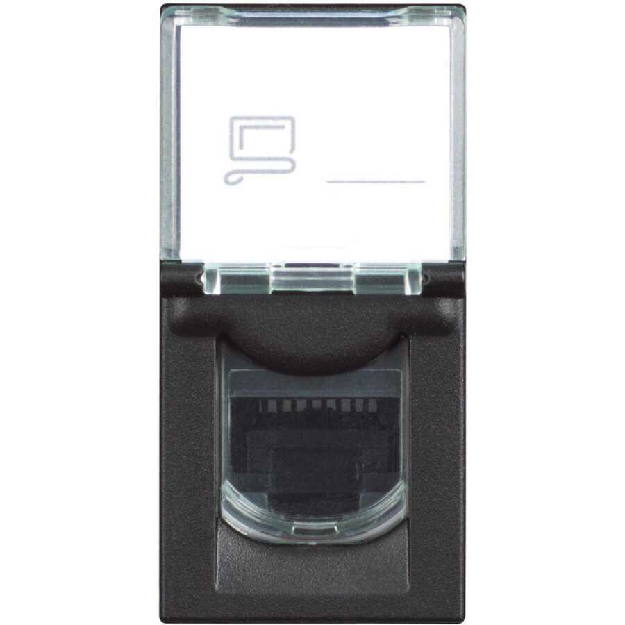 Bticino Classia Data Prizi Cat6 UTP Aletsiz 1M Siyah