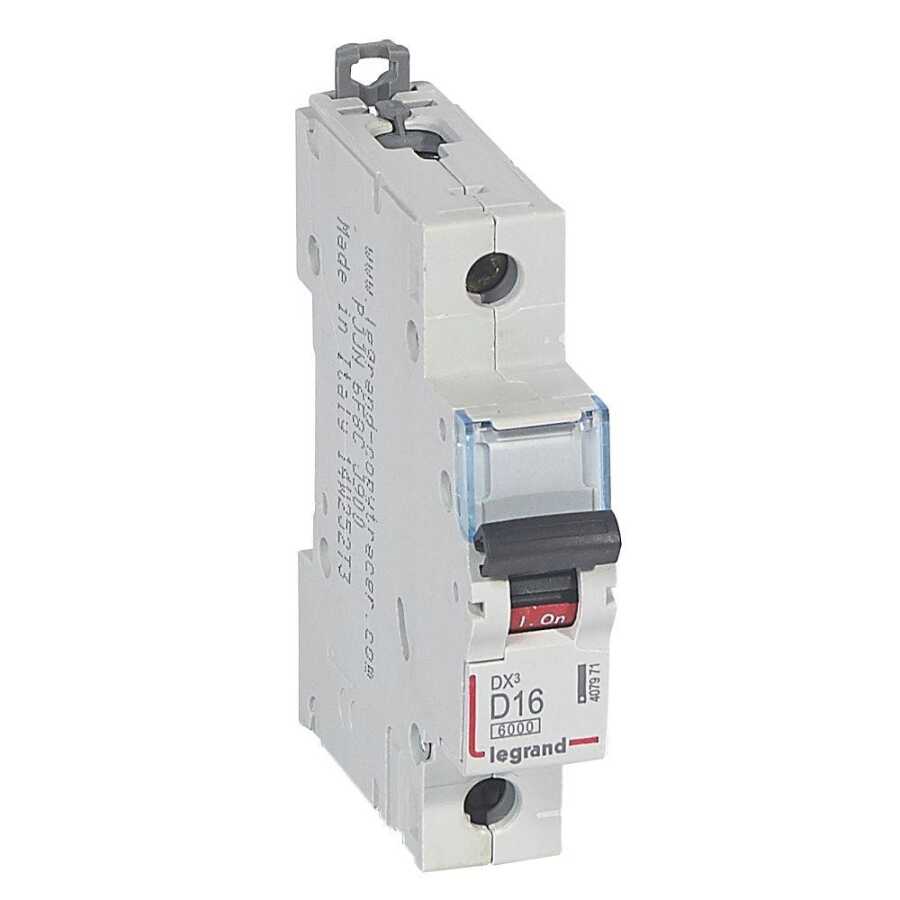 Legrand - 407971 1x16 Amper 6kA C Tipi D-1X Otomatik Sigorta