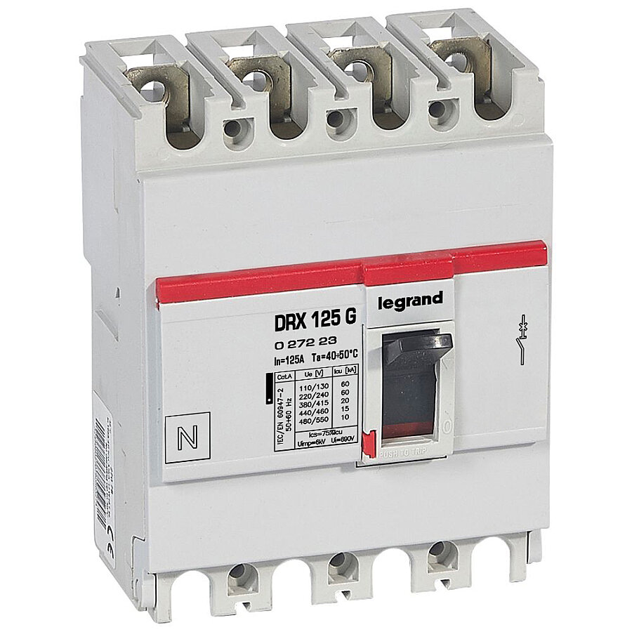 Legrand DRX 125 4P 125A 20kA Termik Manyetik Kompakt Şalter (MCCB) - 027223