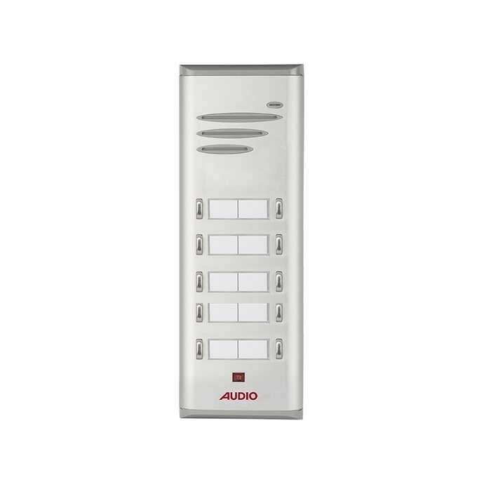 Audio E10 Basic Serisi Çift Butonlu Zil Paneli 10'lu 004849