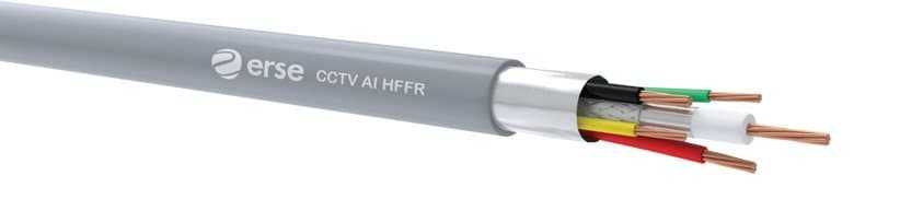 Erse CCTV Al RG 59/U-4+2x0.22+2x0.75 HFFR