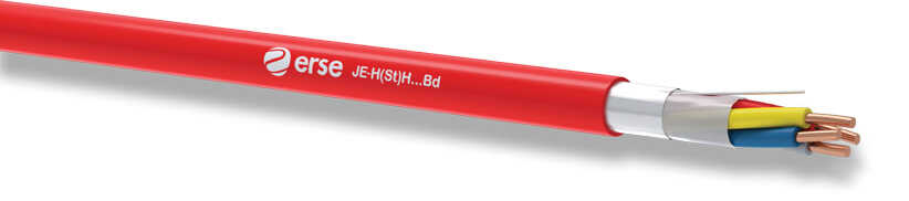 Erse JE-H(St)H Bd 1x2x0.8 mm+0.8 mm² Halogen Free Yangın Kablosu