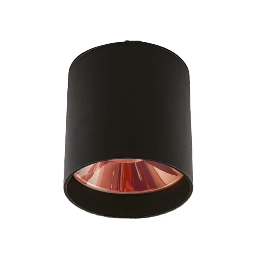 Cata CT-5421 Foça Sıva Üstü Armatür GU-10 Siyah + Bakır