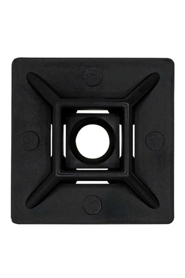 Gwest HW-3AB 19x19mm Siyah Yapışkan Kroşe