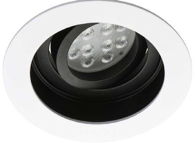 Jupiter JH638 B Hareketli Spot Siyah/Beyaz Kasa Gu10 Duylu