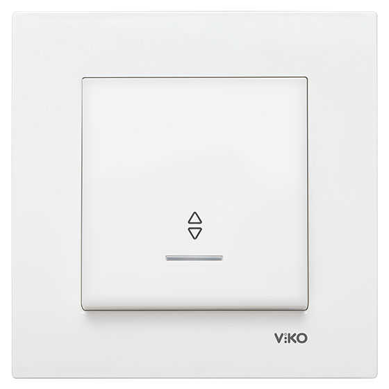 Viko Karre/Meridian Beyaz Işıklı Vavien (Çerçeve Hariç) 90967063