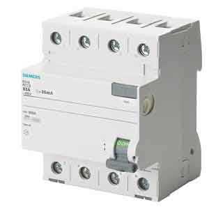 Siemens - 5SV4344-0 4X40A 30mA Kaçak Akım Rölesi