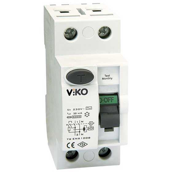 Viko - VTR2-25300 2x25A 300mA Ac Tip Kaçak Akım Rölesi