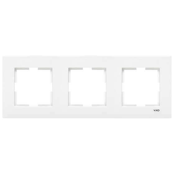 Viko Karre Beyaz Üçlü Çerçeve 90960202