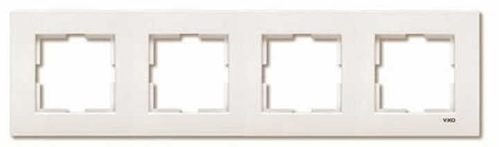 Viko Karre Krem Dörtlü Çerçeve 90960213