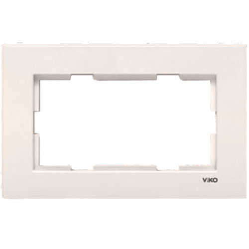 Viko Karre Krem İkili Sıva altı Çerçeve 90960216
