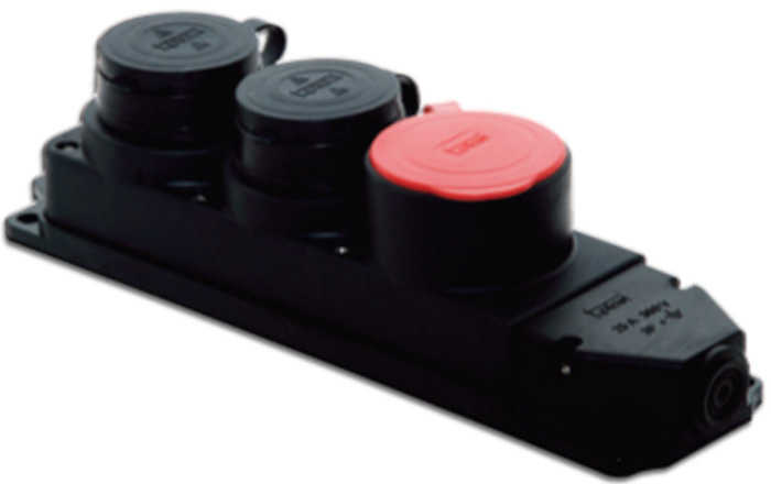 Tplast Kauçuk Üçlü Grup Priz 1 (3x25)- 2 (1x16)