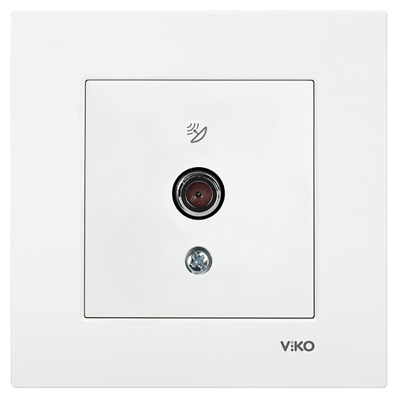 Viko Karre/Meridian Beyaz Uydu Prizi F Konnektör - 10 Db Mekanizma (Çerçeve Hariç) 90967038