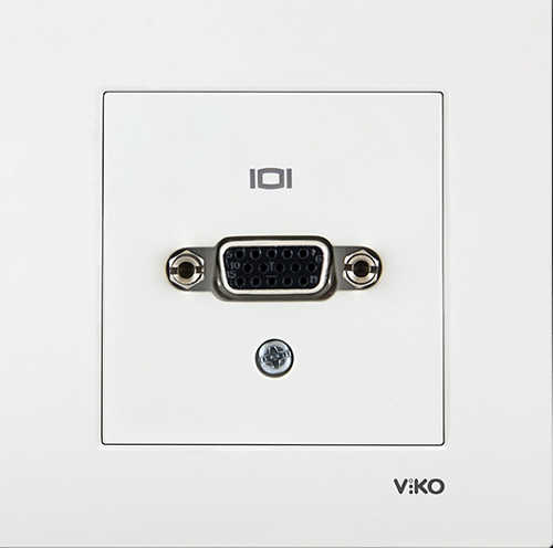 Viko Karre/Meridian Beyaz Vga Konnektör Mekanizma (Çerçeve Hariç) 90967166