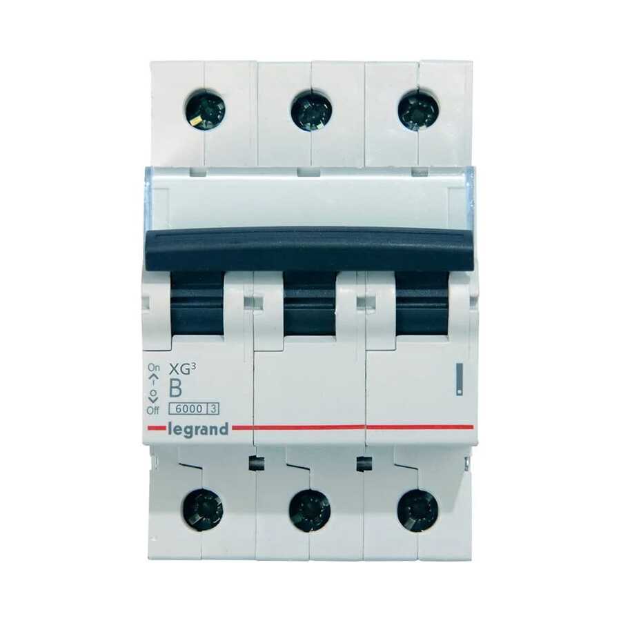 Legrand - 433501 3x32 Amper 6kA B Tipi Xg6 Otomatik Sigorta