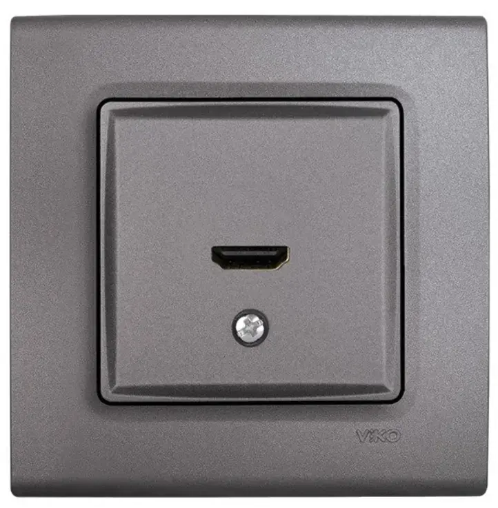 Viko Linnera Life Granit Grisi Hdmi Konnektör Mekanizma Kapak 90442028