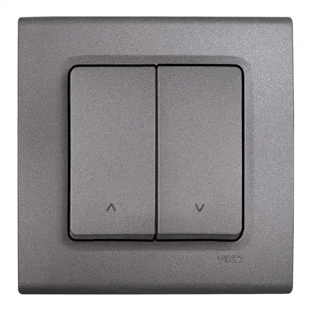 Viko Linnera Life Granit Grisi Jaluzi Kumanda Anahtarı (Çerçeve Hariç) 90442016