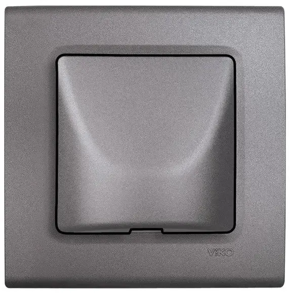 Viko Linnera Life Granit Grisi Kablo Çıkış Kapak Mekanizma (Çerçeve Hariç) 90442077
