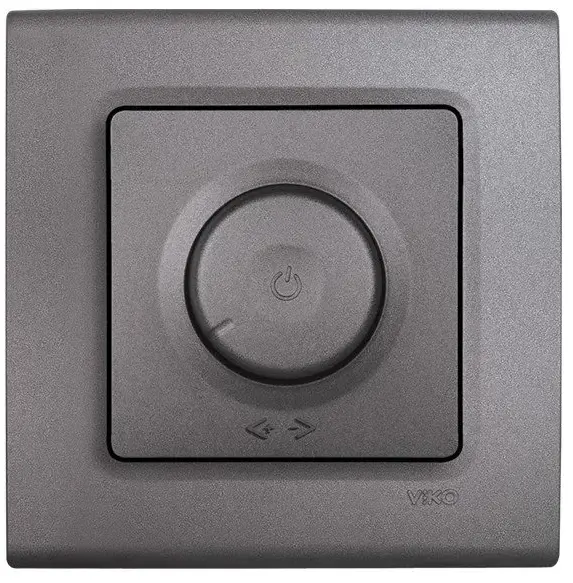 Viko Linnera Life Granit Grisi Pro Dimmer RC 400 Watt Mekanizma Kapak (Çerçeve Hariç) 90442092