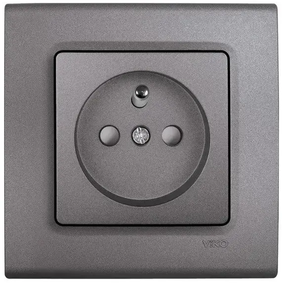 Viko Linnera Life Granit Grisi UPS Priz Mekanizma Kapak (Çerçeve Hariç) 90442045