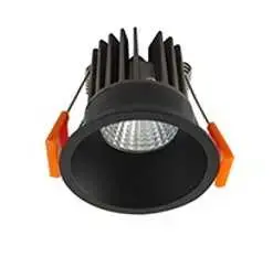 Jupiter LS544 7W Siyah Yuvarlak Sabit Spot 3000K Günışığı