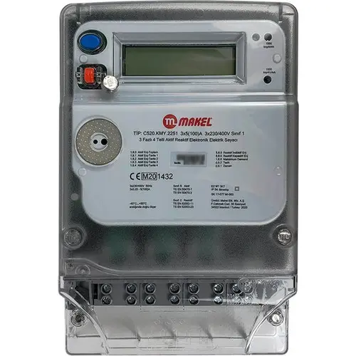 Makel 5/100 Kombi Elektrik Sayacı 100A