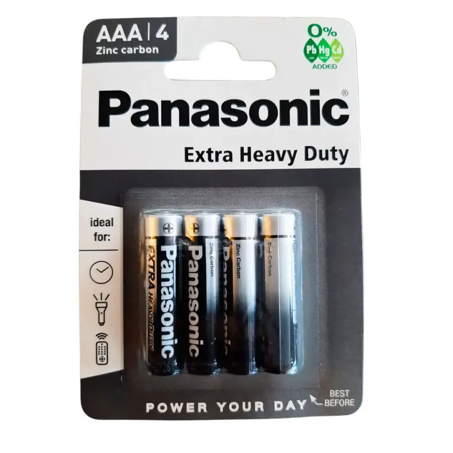 Panasonic Manganez Shrink AAA İnce Kalem Pil 4'lü Paket