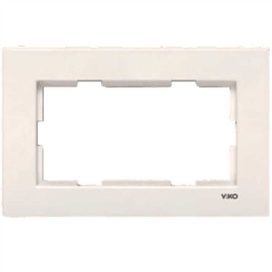 Viko Meridian Krem İkili Sıvaaltı Çerçeve 90979017