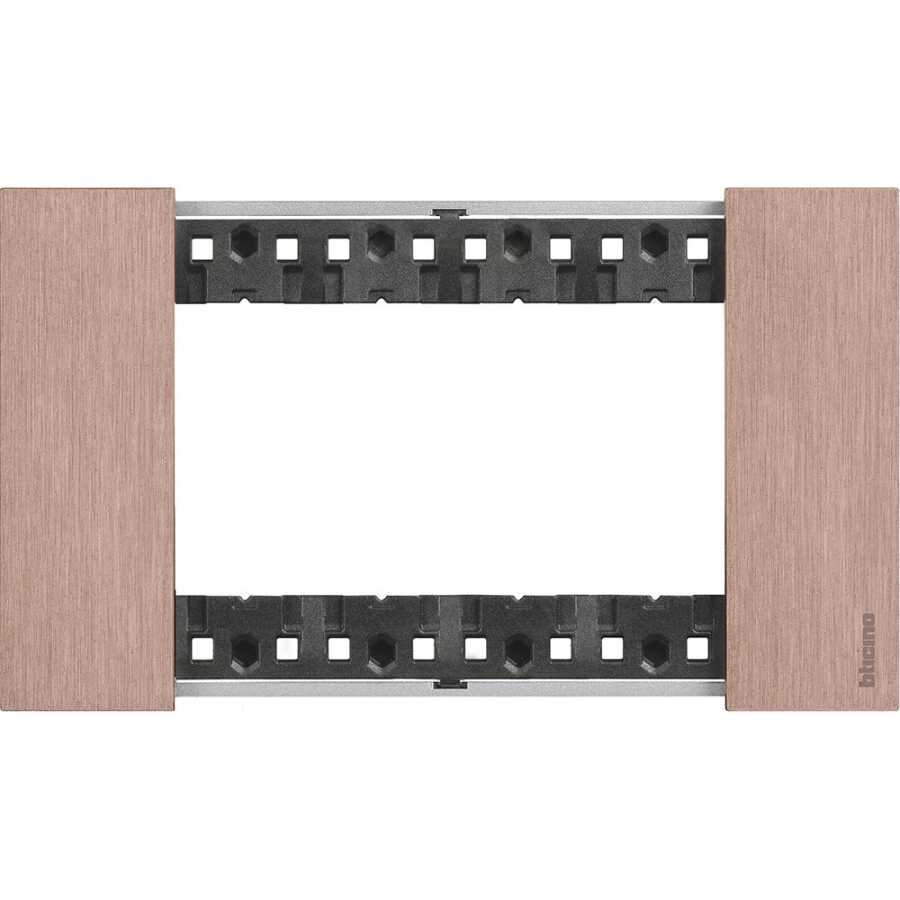 Bticino KA4804ZM Metal Çerçeve 4M Bakır