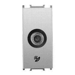 Viko Panasonic Thea Modüler Met Beyaz 1M Uydu Prizi F Konnektörlü Sonlu Mekanizma + Düğme/Kapak