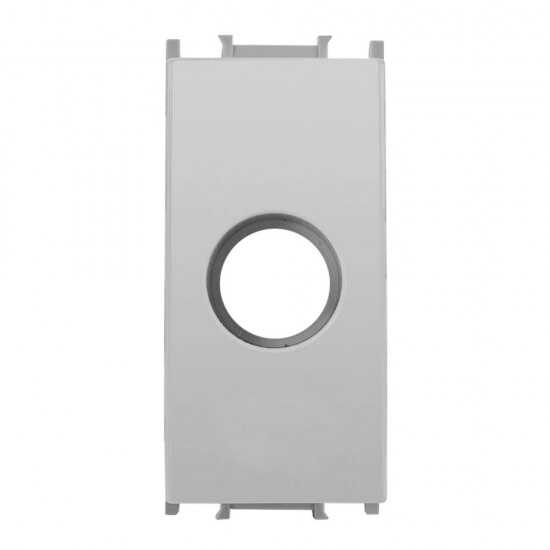 Viko Panasonic Thea Modüler Metalik Beyaz 1M Kablo Çıkış Kapağı Düğme/Kapak (Mekanizma Hariç)