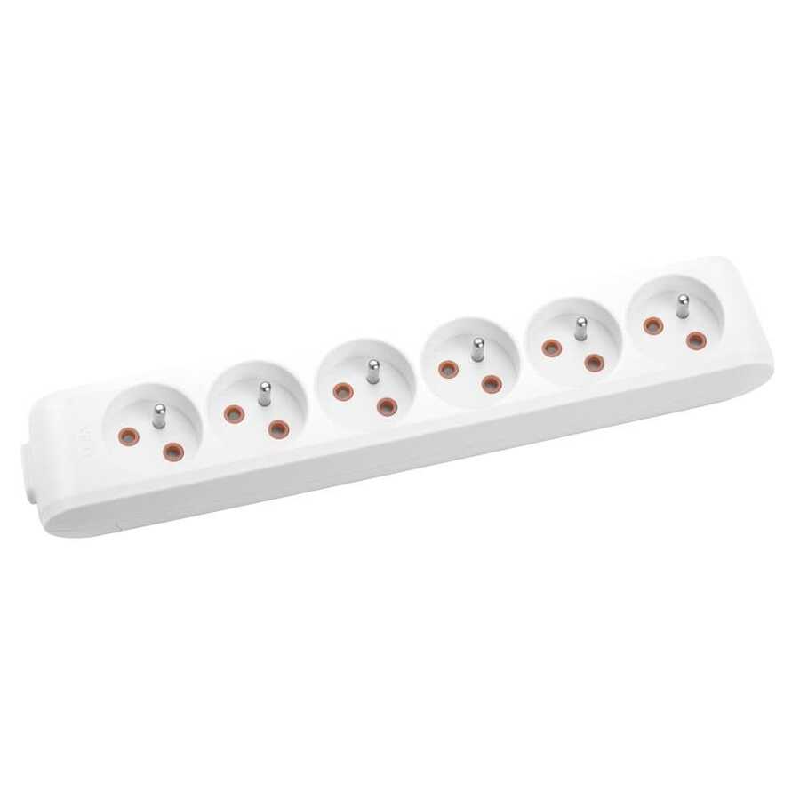 Viko Multi-Let Altılı Grup Priz Klemensli Ups Beyaz (Çocuk Korumalı) 90110600