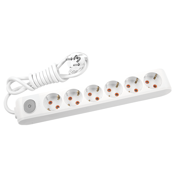 Viko Multi-Let Altılı Grup Priz Anahtarlı Topraklı 3 Metre Beyaz (Çocuk Korumalı) 90117603