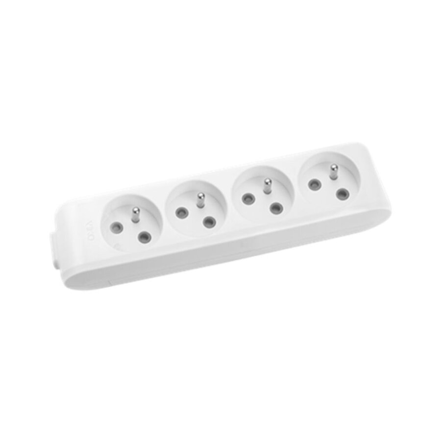 Viko Multi-Let Dörtlü Grup Priz Topraklı Klemensli Ups Beyaz (Çocuk Korumalı) 90110400
