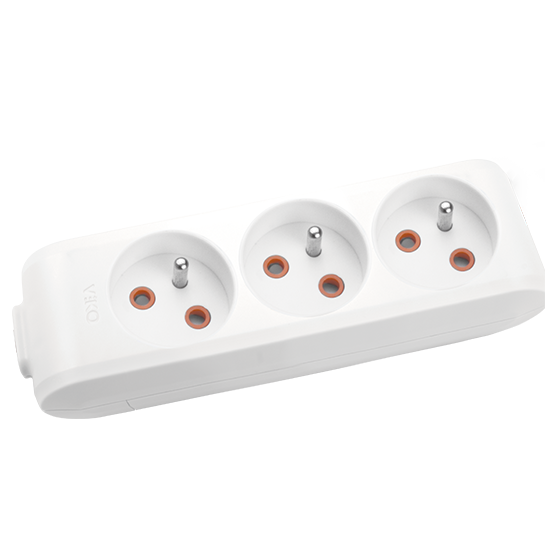 Viko Multi-Let Üçlü Grup Priz Klemensli Ups Beyaz (Çocuk Korumalı) 90110300