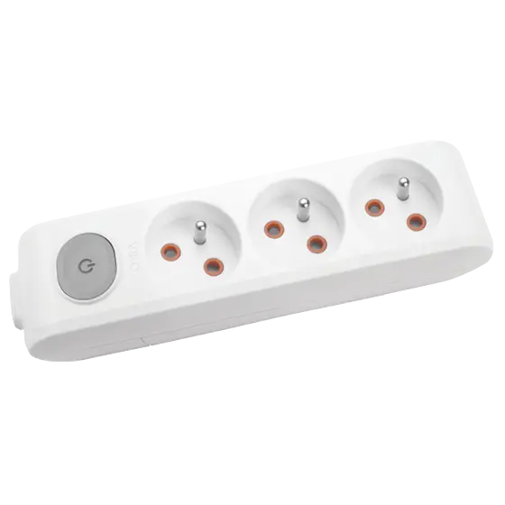 Viko Multi-Let Üçlü Grup Priz Anahtarlı Topraklı Klemensli Ups Beyaz (Çocuk Korumalı) 90119300
